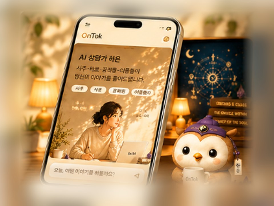 온톡 AI 운세 상담 소개 이미지